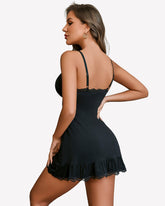 Lace V Neck Modal Babydoll Sleepwear